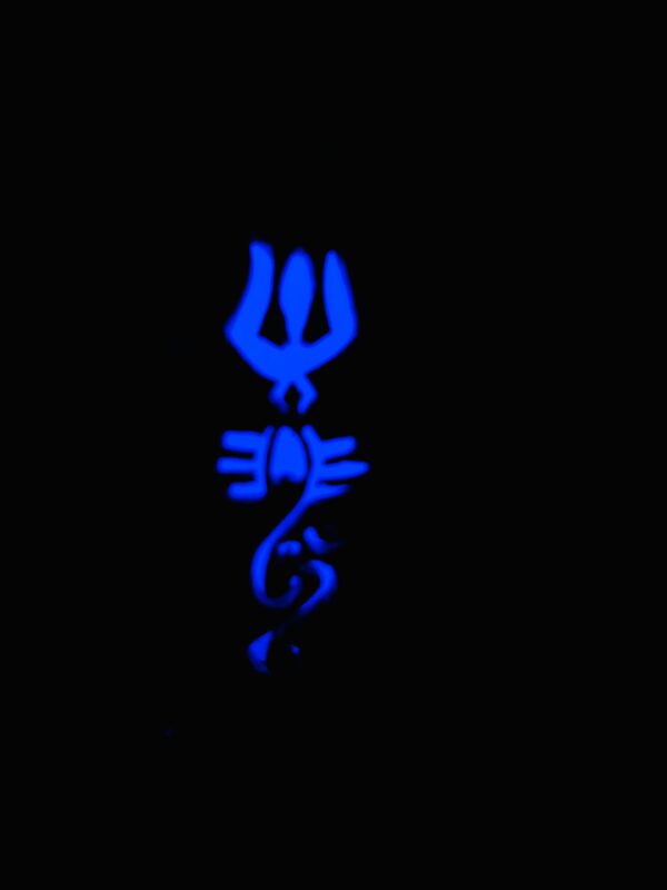 shiv trishul lamp