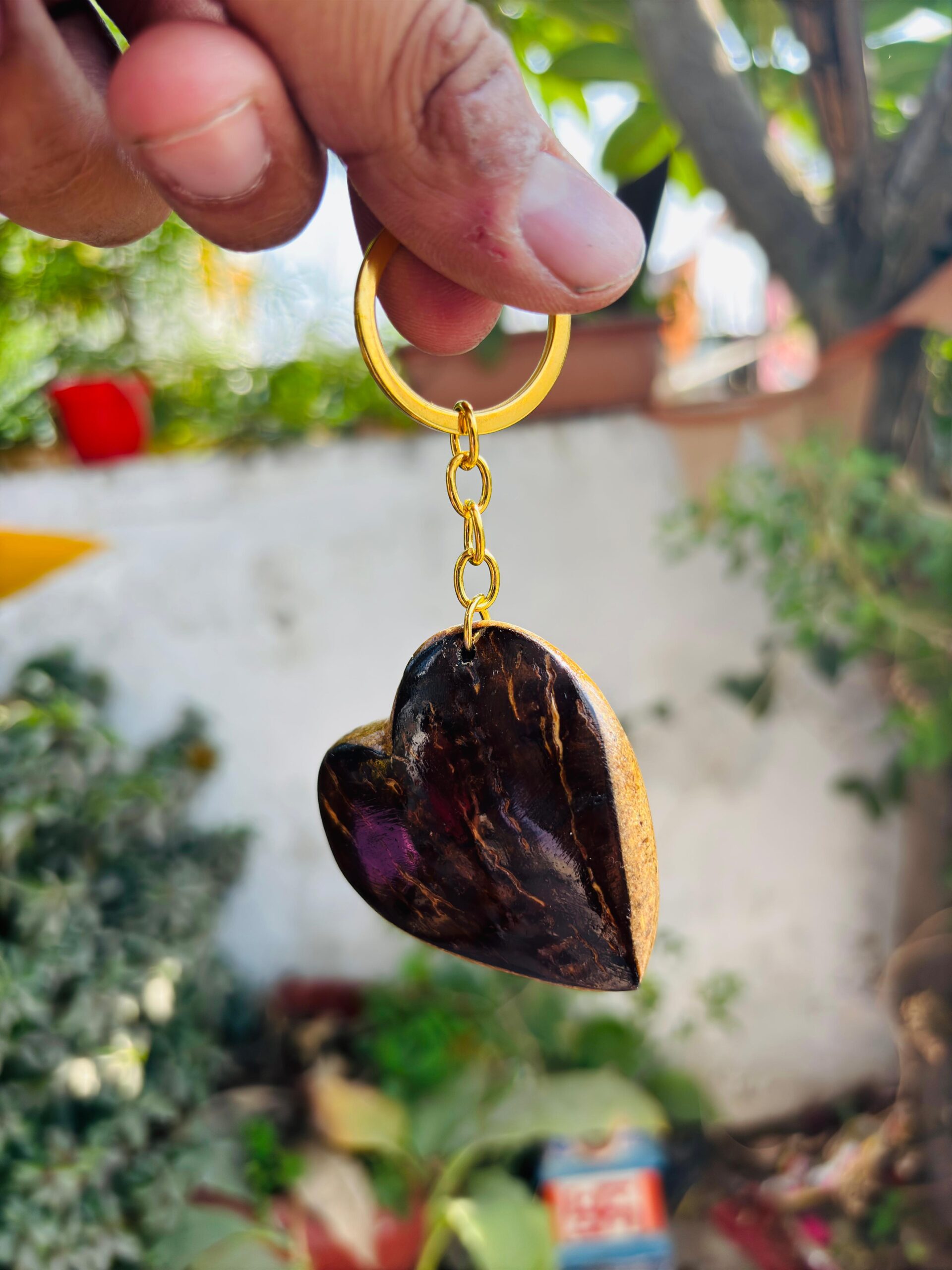 heart keychain